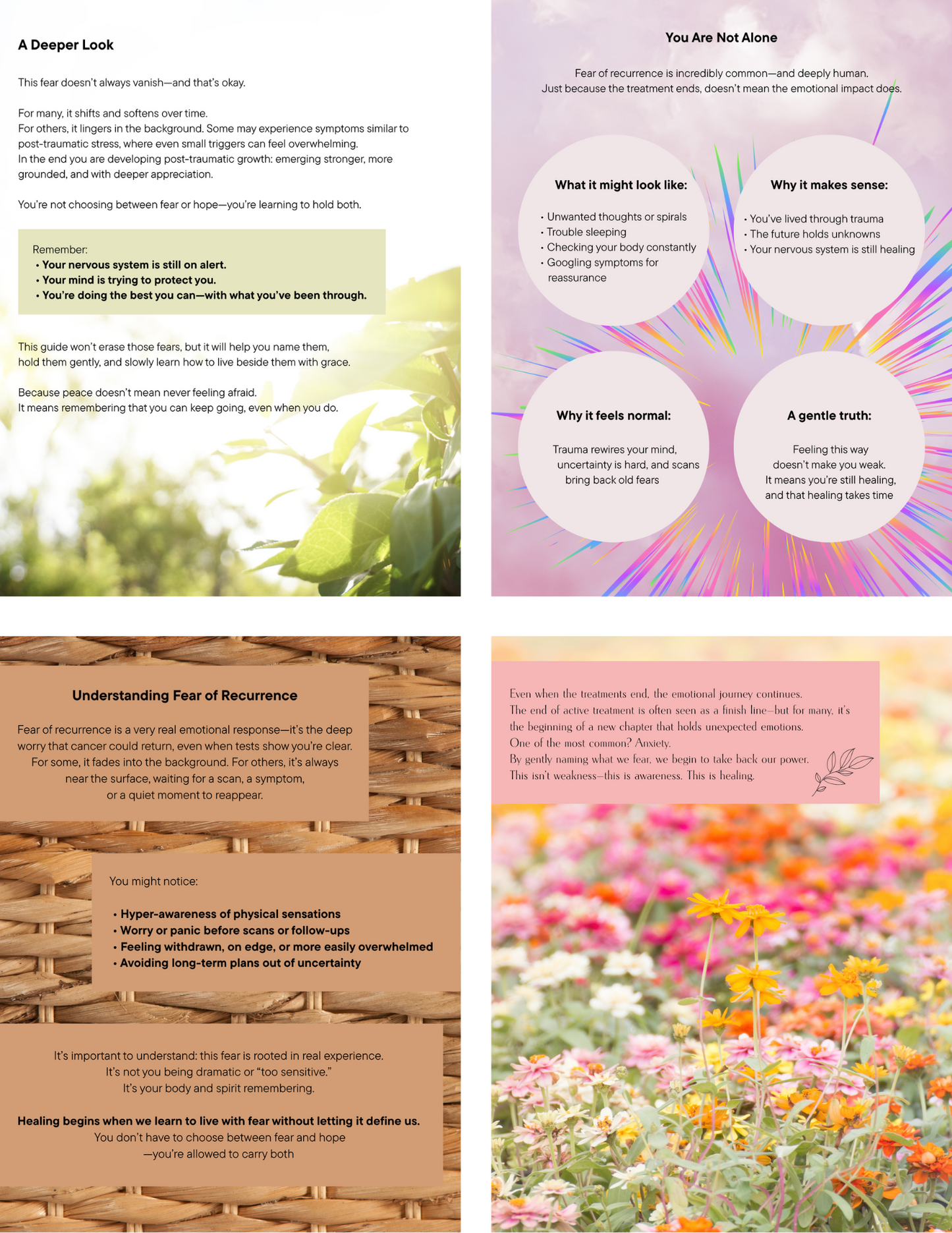 Managing Anxiety After Cancer: Navigating the Fear of Recurrence with Compassion and Strength (E-Book)