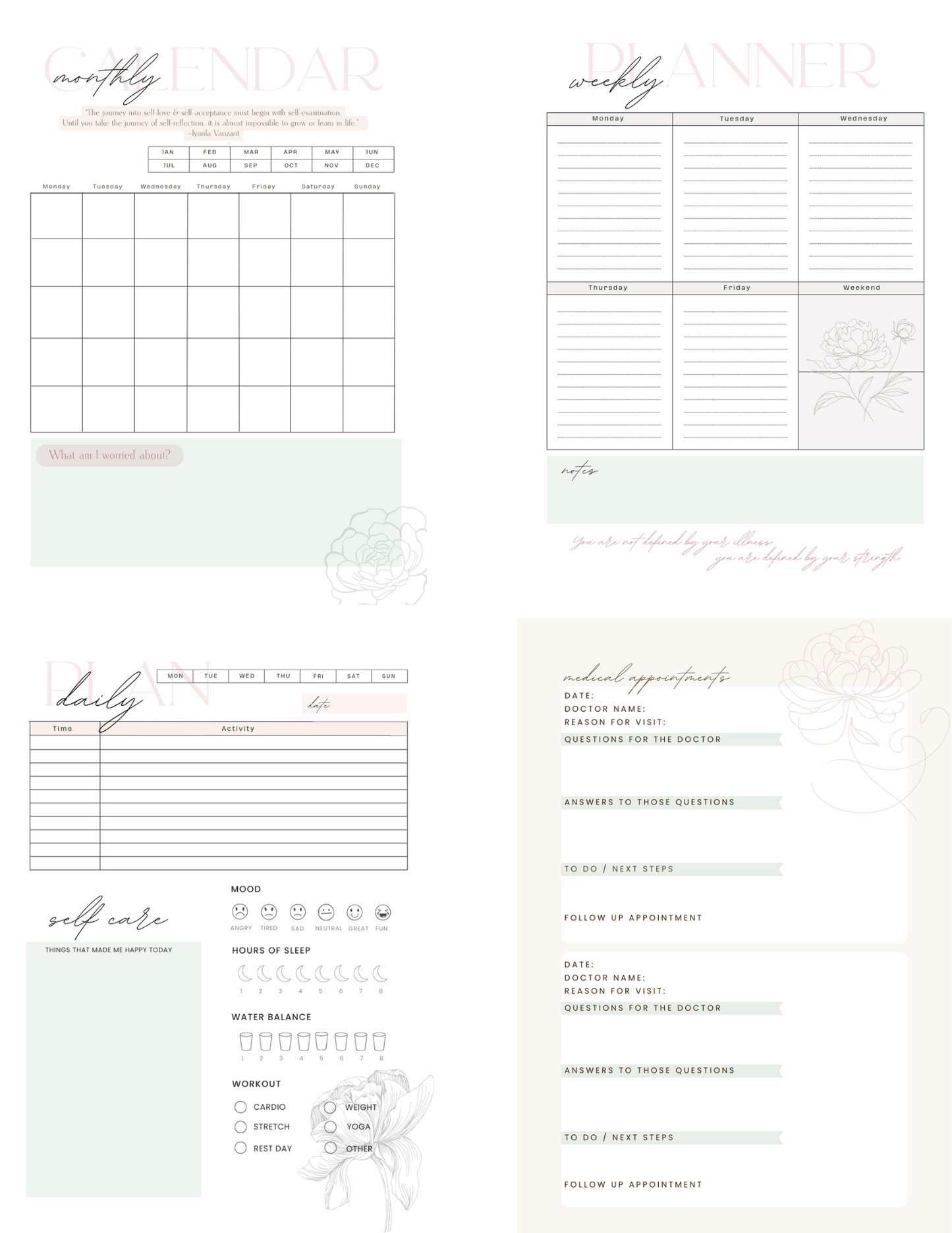 Grace in the Storm - A Self-Care Companion for Cancer Warriors (E-Book)