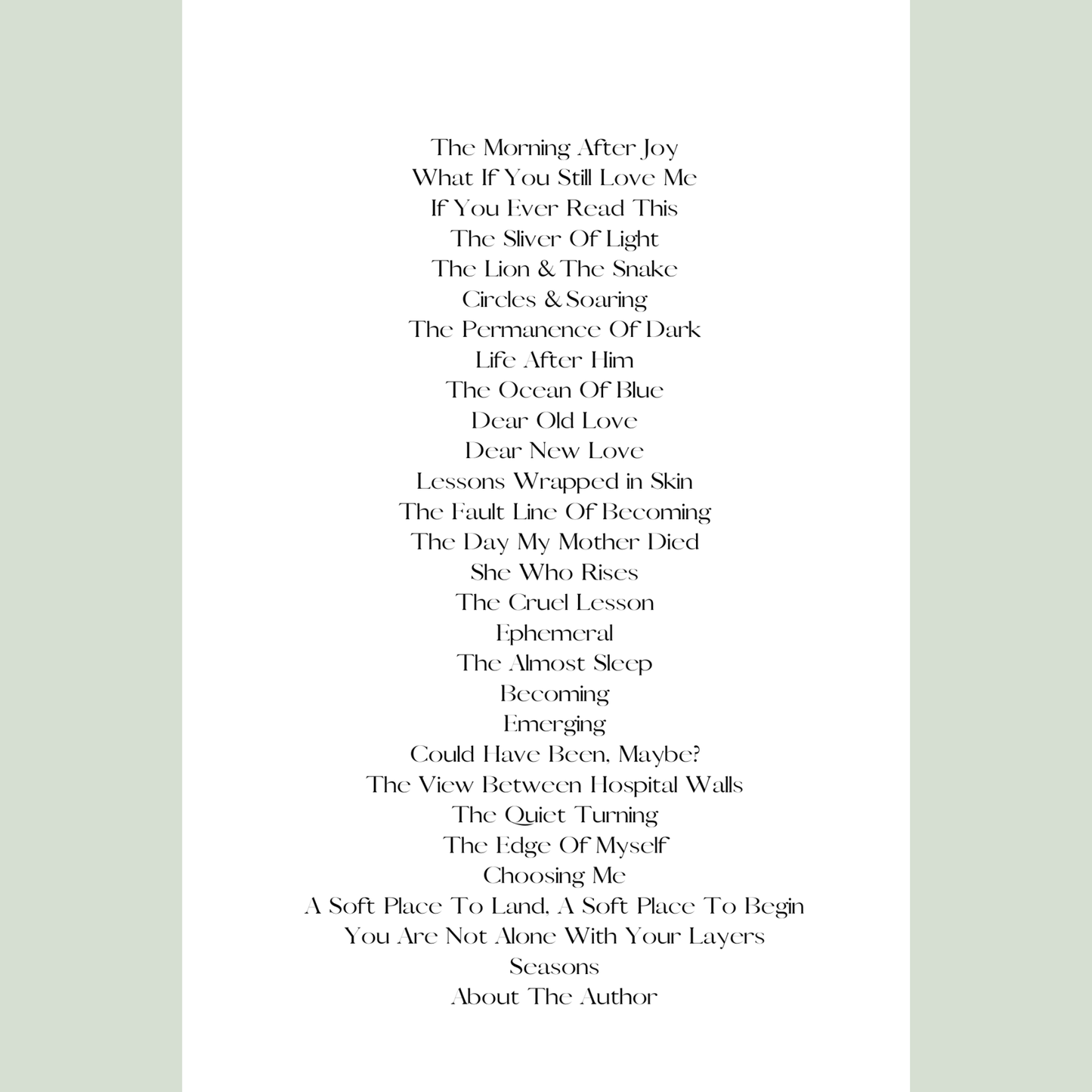 Ephemeral: The Elusive Spaces Within